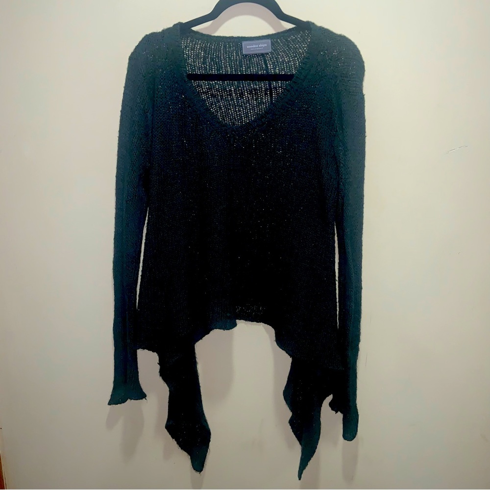 Ultra soft dark forest green sweater